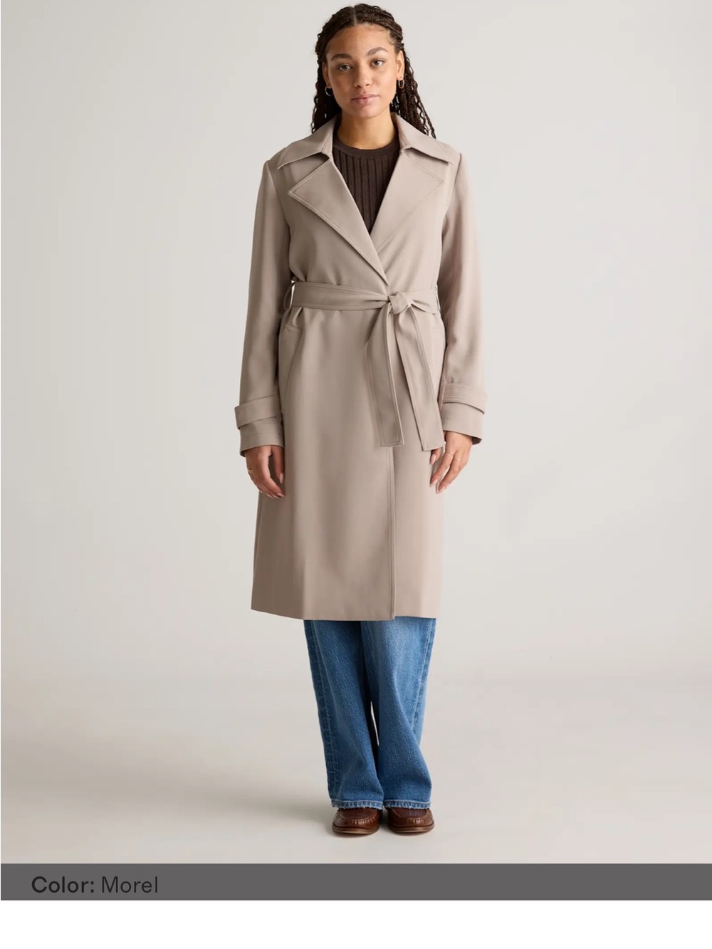NWOT Morel Belted Trench Coat - Women